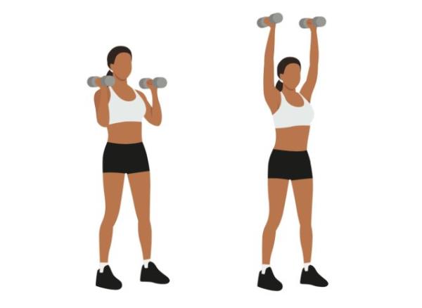 dumbbell press