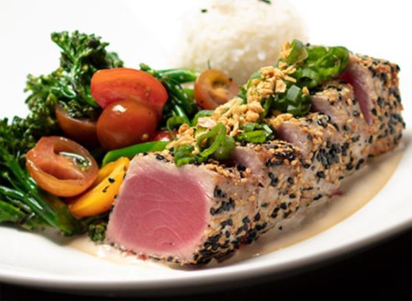 Yard House's Seared Sesame-Crusted Ahi Tuna