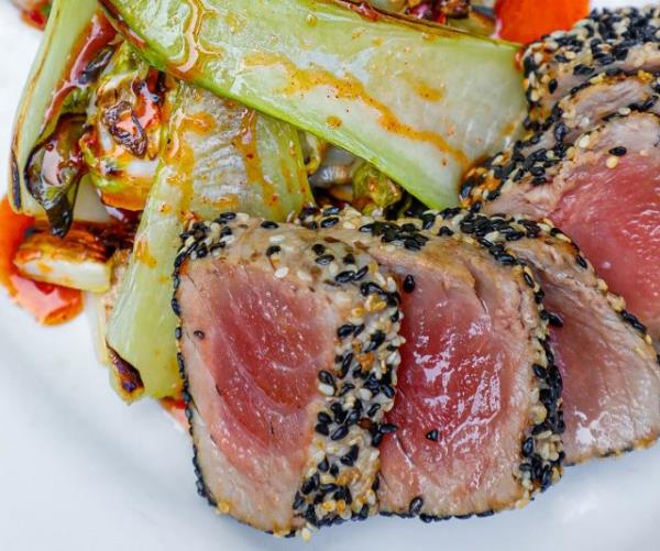 Seamore's seared sesame tuna